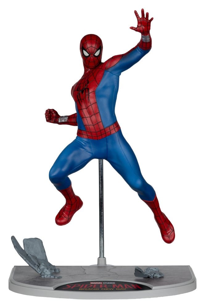 Marvel Collection: Statue Spider-Man (Brand New Day 2026) 24cm (mit Poster) Spider-Man, Figurine, Action figure, Stand, Superheld
