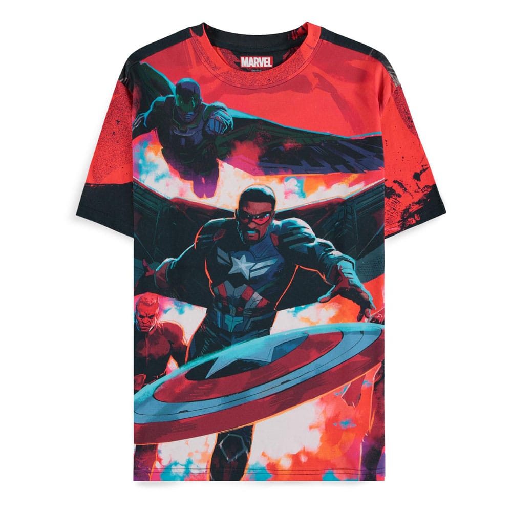 Captain America: T-Shirt Brave New World Character M Captain America: T-Shirt Brave New World Character M
