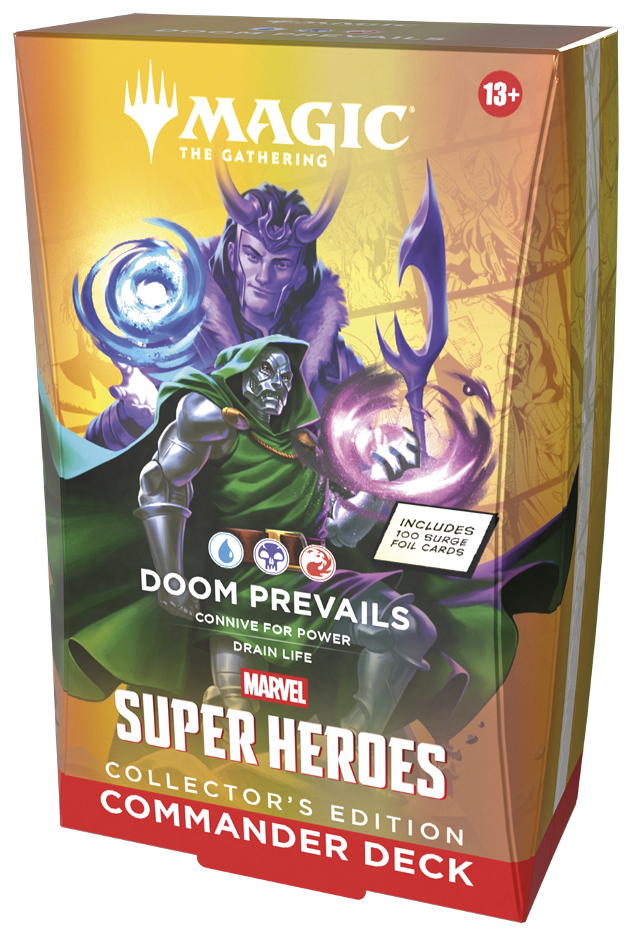Magic: The Gathering, DOOM PREVAILS, Super Heroes, Collector's Edition, Commander Deck