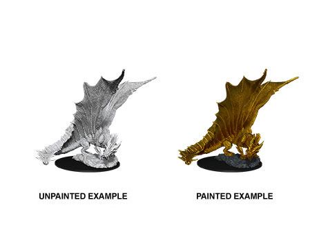 D&D Miniatures: Young Gold Dragon