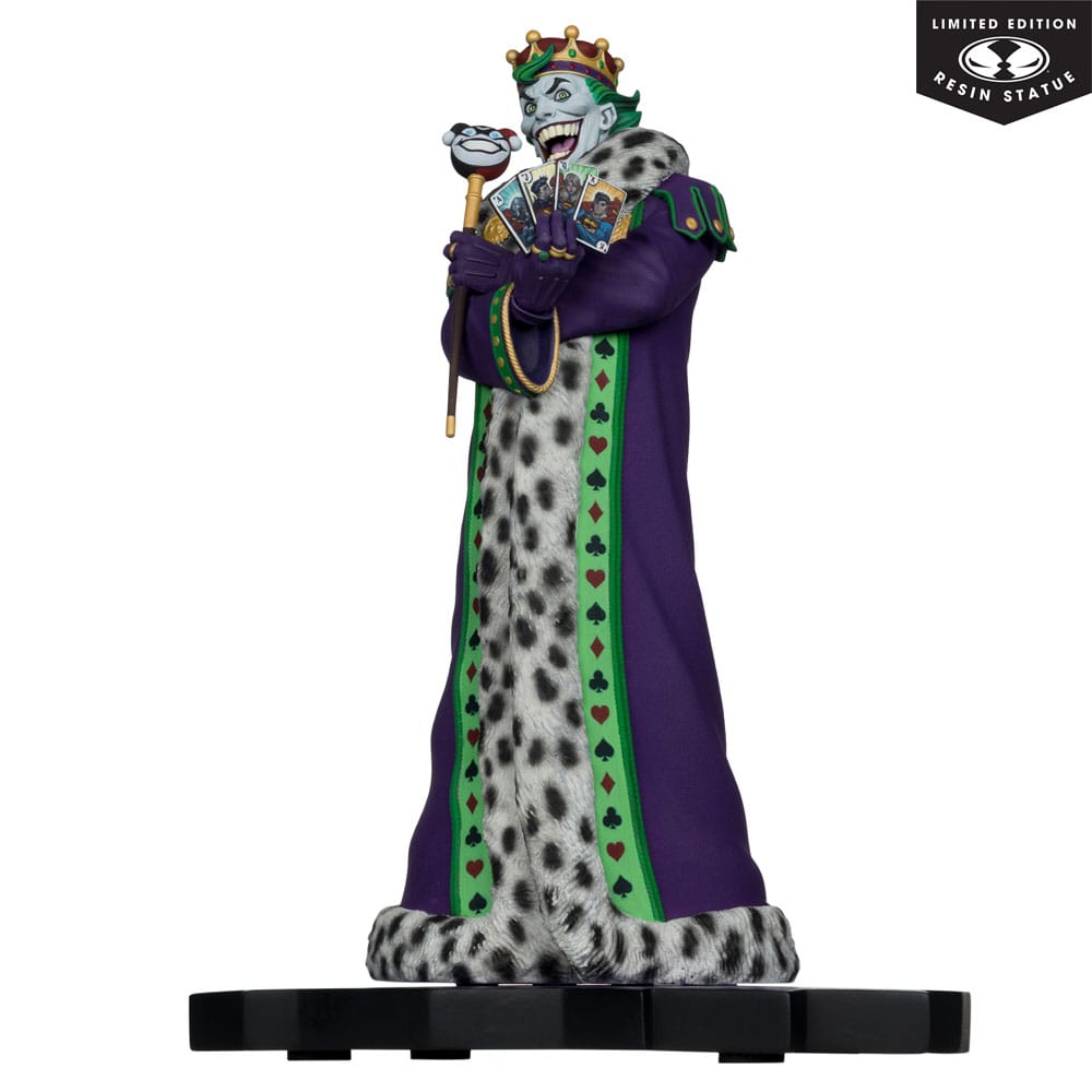 DC Direct: Statue The Joker Purple Craze by Ed McGuinness 19cm King, Narrator, Karten Deck, Lila Robe, Pelzbesatz