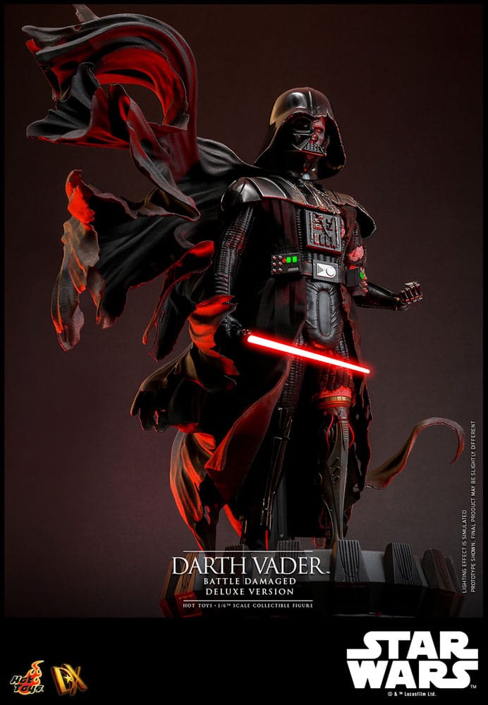 Darth Vader, Figur, Actionfigur, Dunkler Sith, Roter Lichtschwert