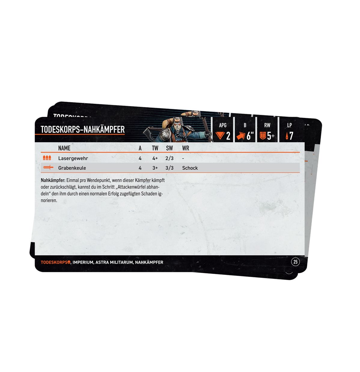 Warhammer 40k: Kill Team - Datacards Death Korps dt. Warhammer 40k: Kill Team - Datacards Death Korps dt.