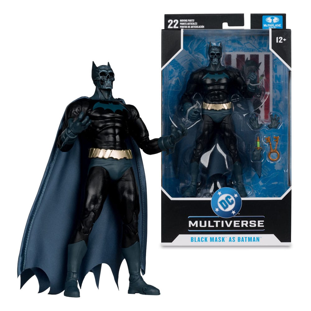 DC Multiverse AF: Black Mask as Batman (Beneath the Mask) 18cm