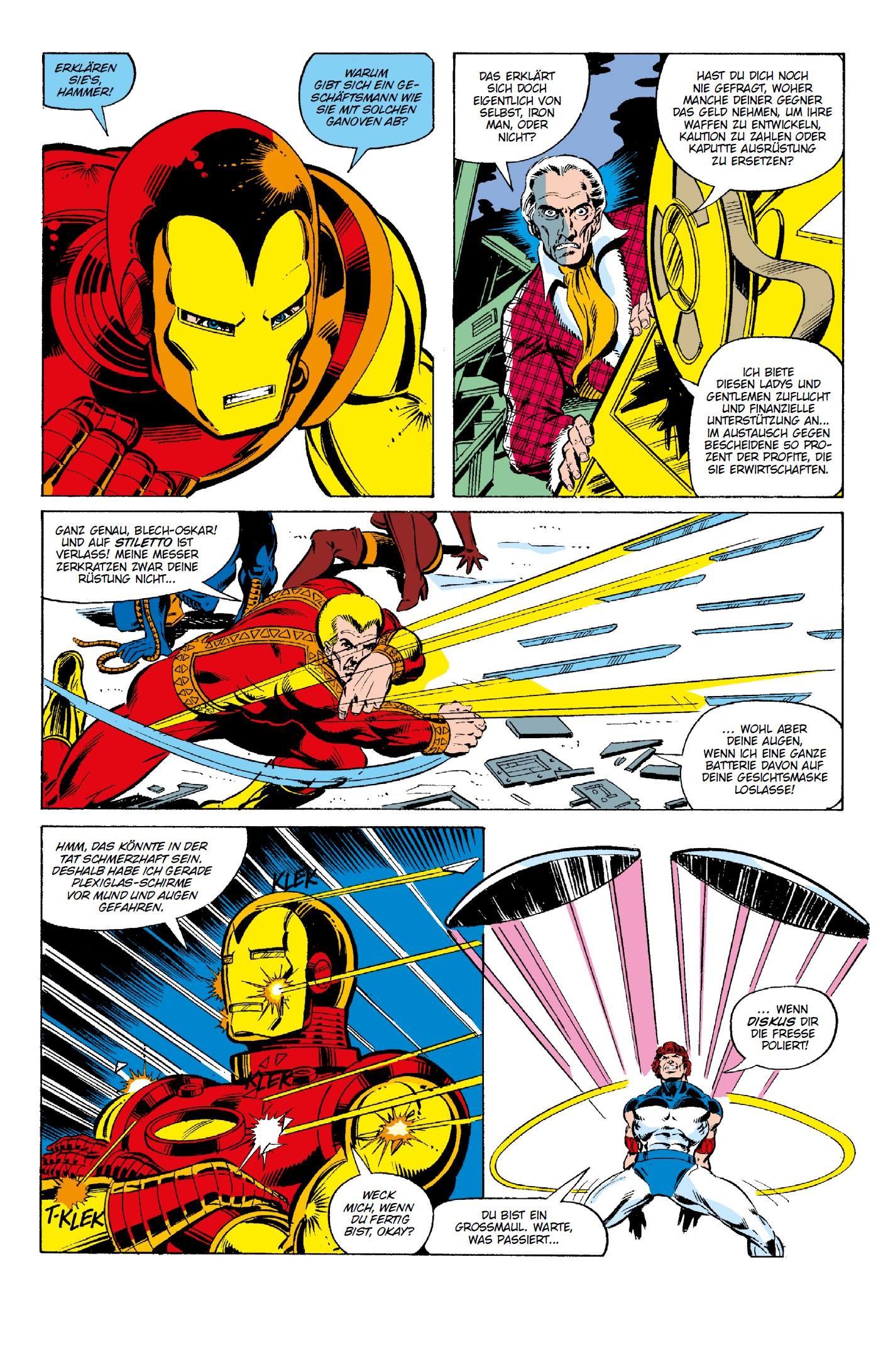 Rüstung, Roter Anzug, Roboterstatte, Superheld Comic, Comic Panel
