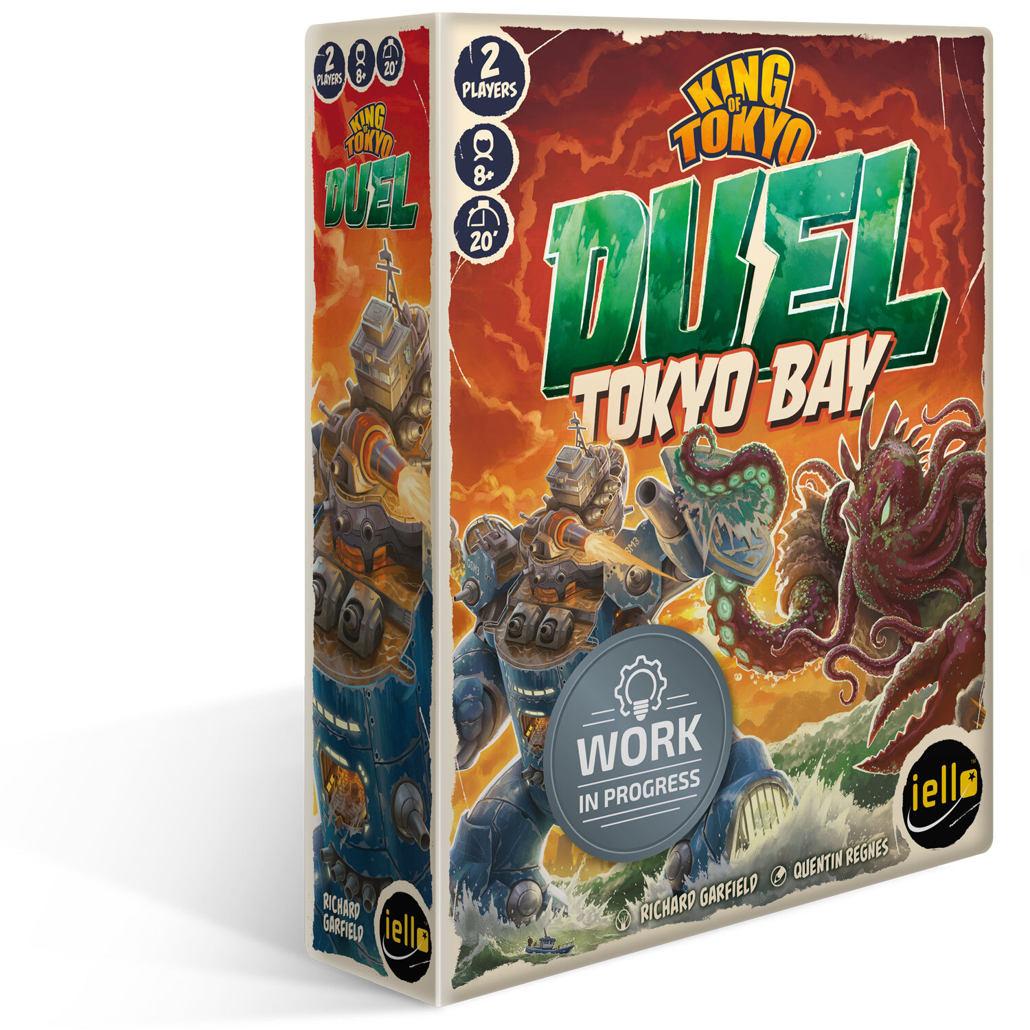 King of Tokyo Duell - Tokyo Bay Duel, Spielbox, Brettspiel, Roboter, Kreatur Monster