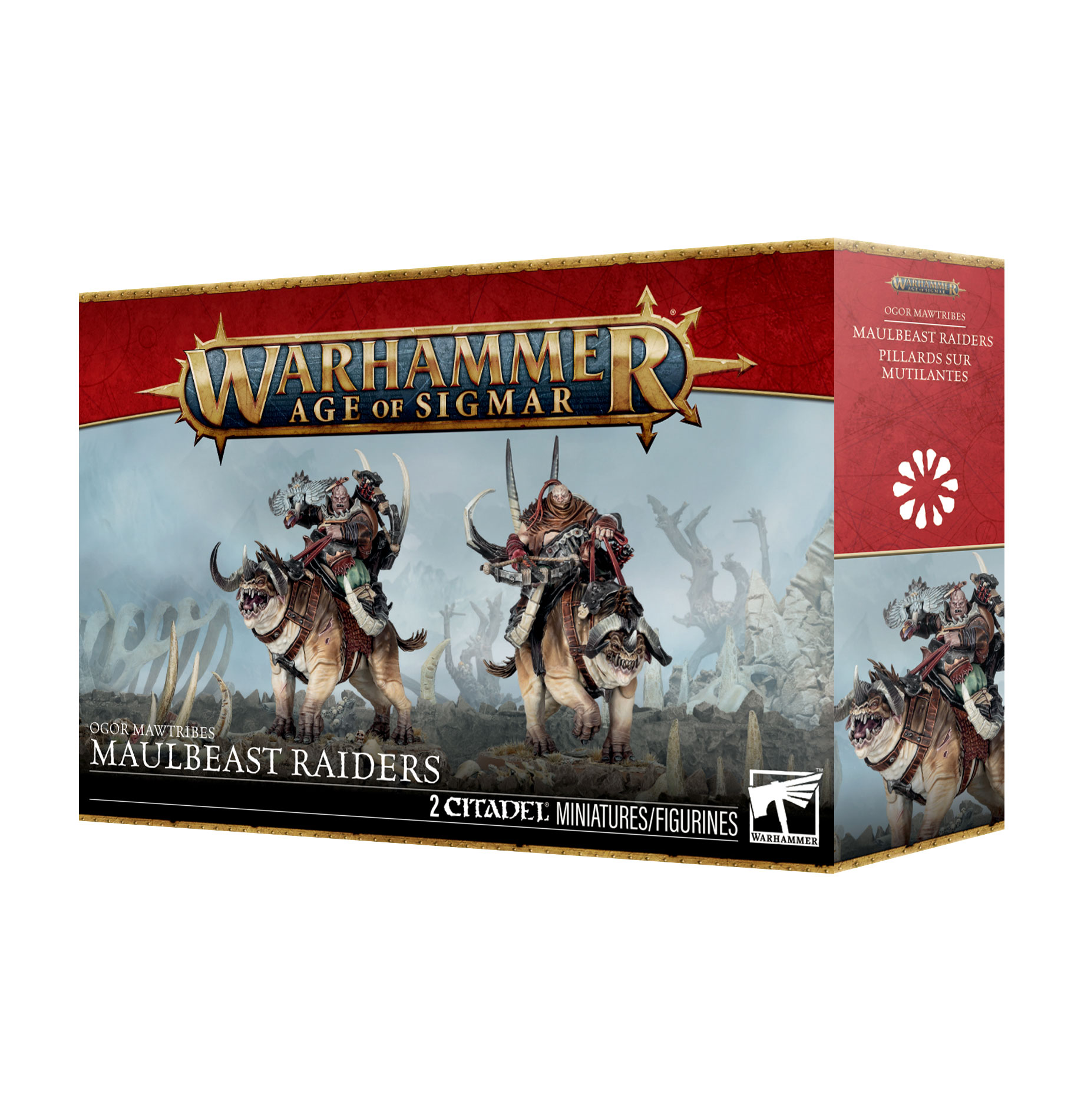 Age of Sigmar: Ogor Mawtribes - Maulbeast Raiders / Cavalry Warhammer, Age of Sigmar, Maulbeast Raiders, Miniatures, Box set