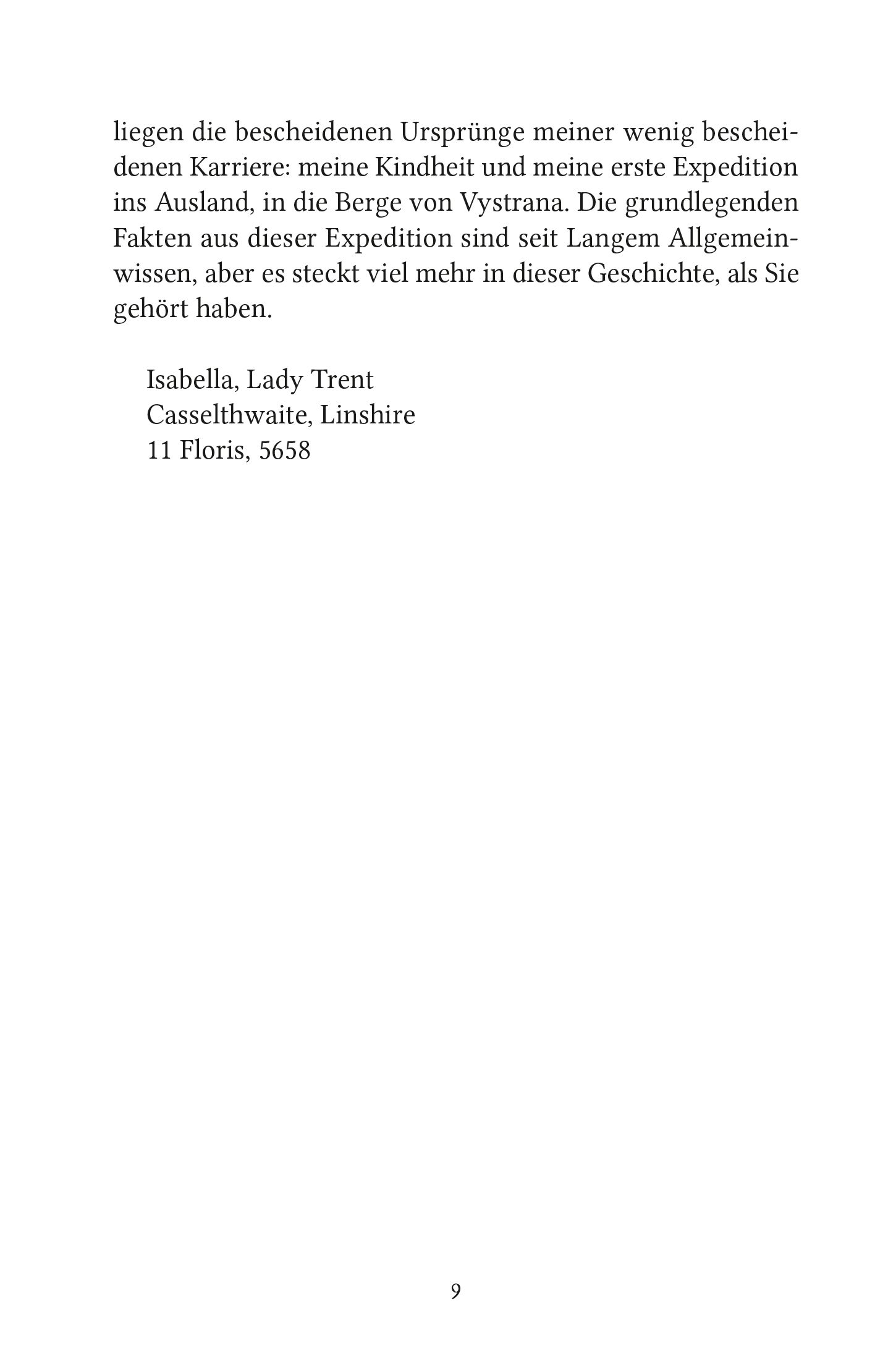 Text auf Seite, Deutsch, Buchseite, Adressfeld, Siegel/Print