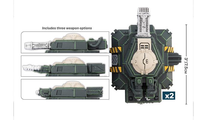 Battlefield in a Box: Legion Defense Turrets (Gothic Sector)