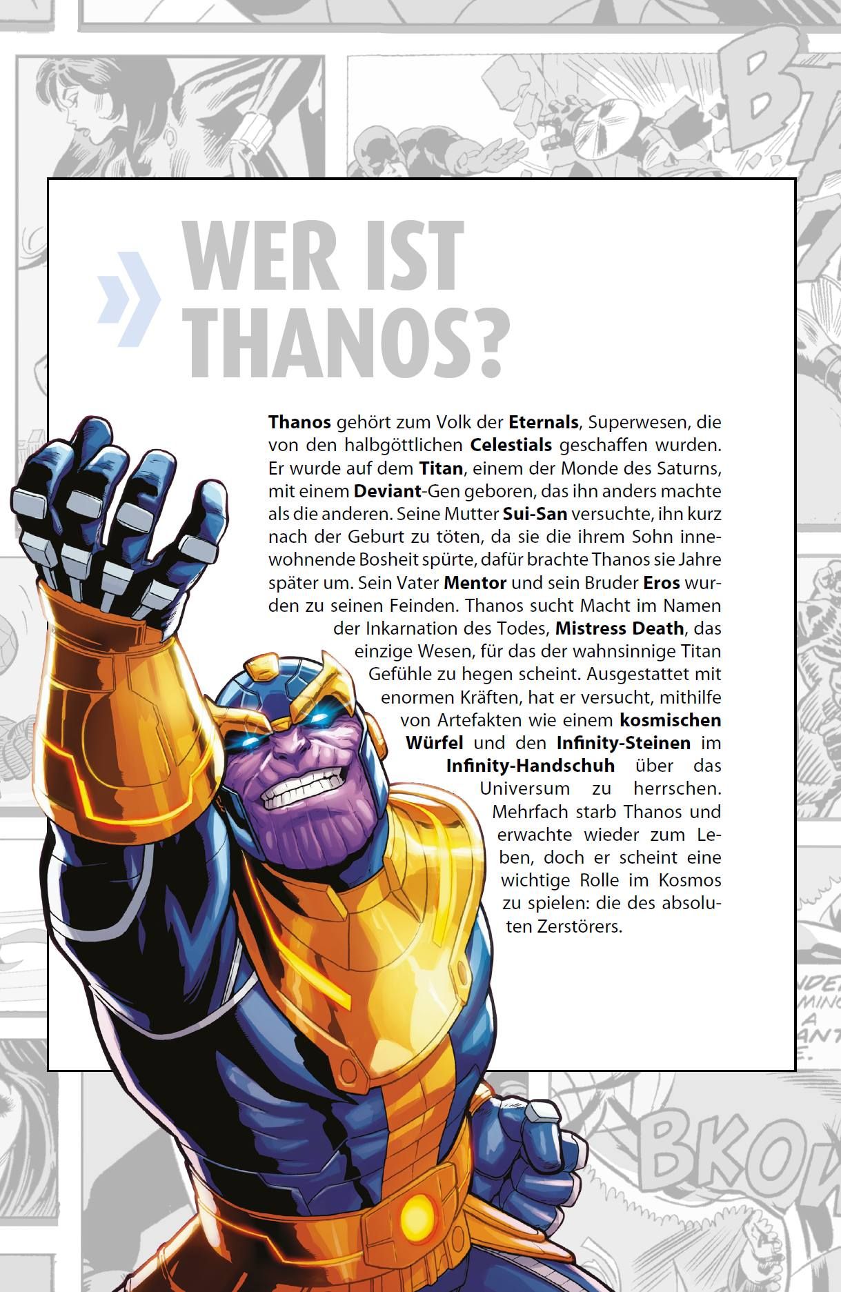 Avengers Collection Bd.6: Thanos aktivität, Comic, Handschuh, Thanos, Figur
