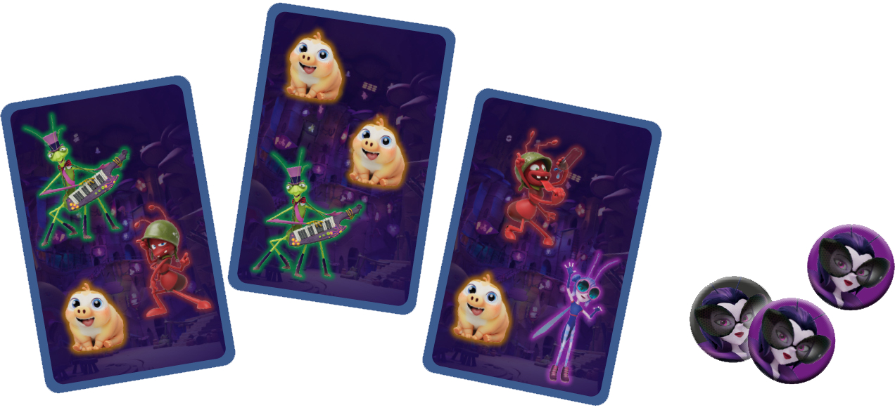 karten, halloween, figuren, musik, monster