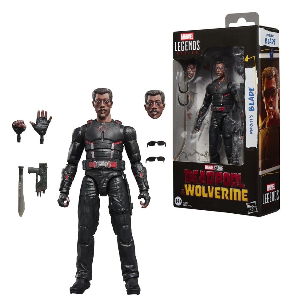Actionfigur, Wolverine, Deadpool, Klingen-Set, Masken/Headsets