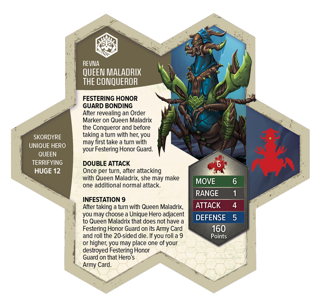 HeroScape: Rising Tide Queen Maladrix & Festering HonorGuard Army Expansion HeroScape: Rising Tide Queen Maladrix & Festering HonorGuard Army Expansion