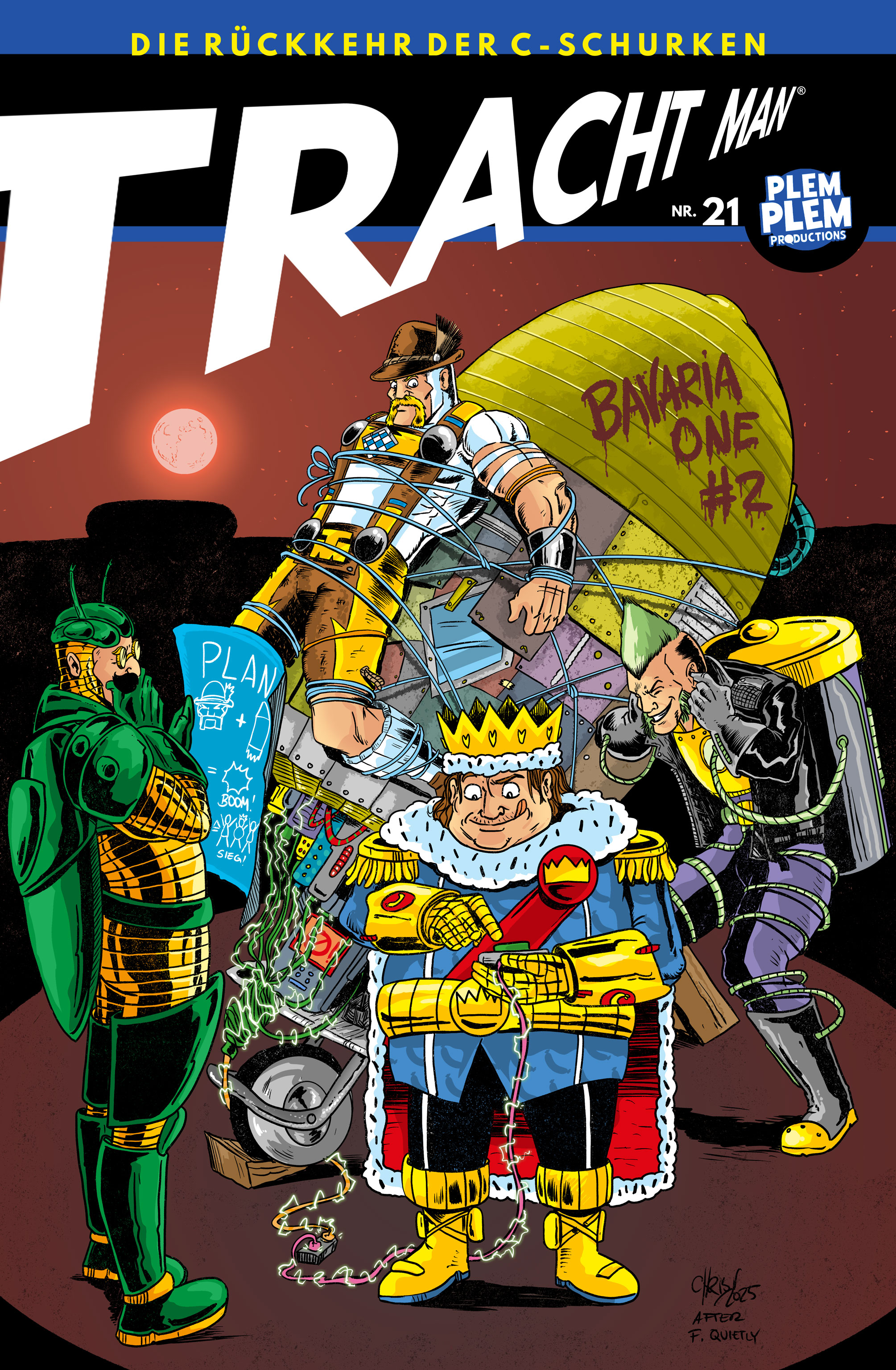 Tracht Man #21 Ultra Comix Variant (100) Buch, Comics, Veröffentlichung, Person, Gesicht