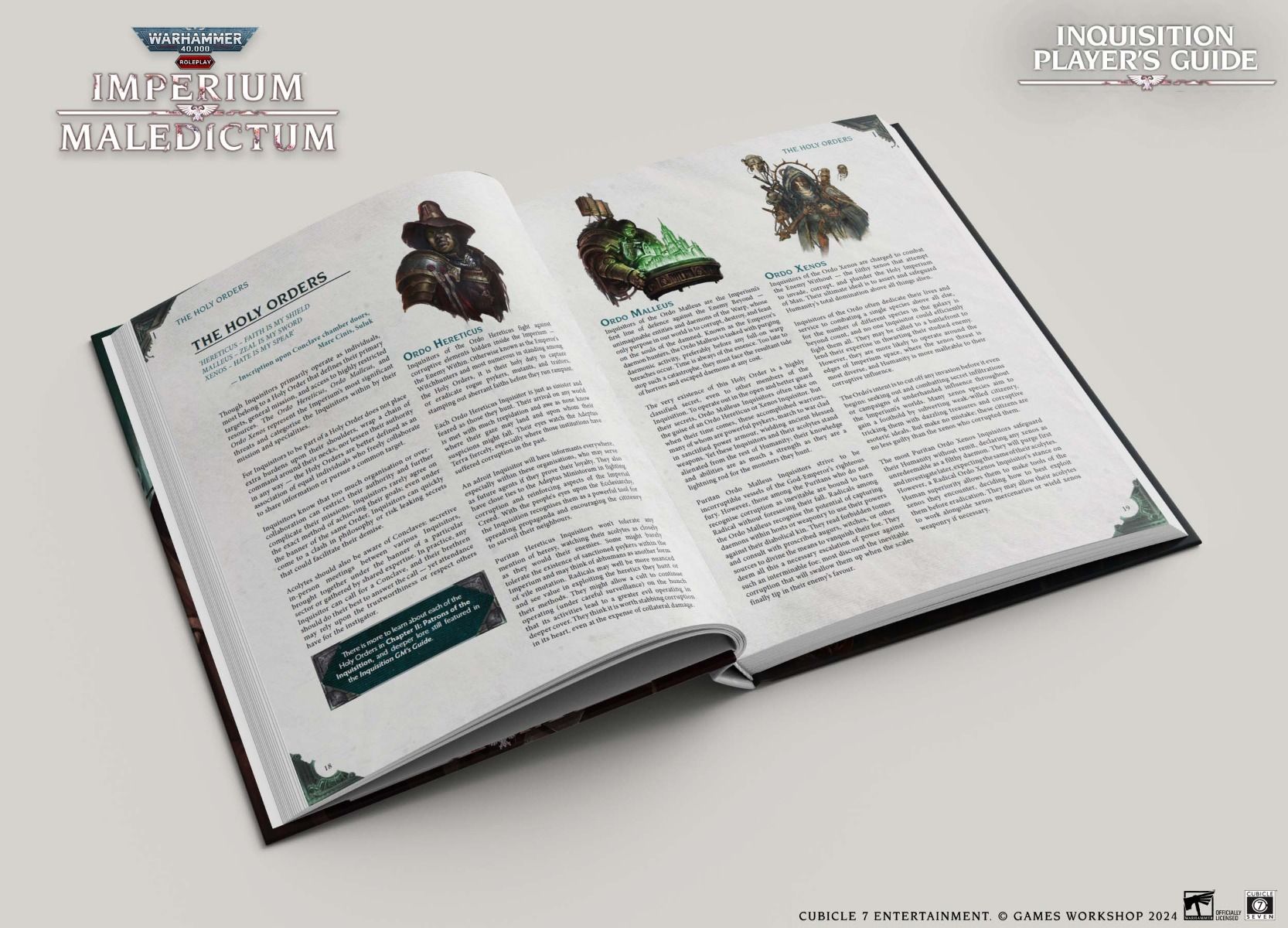 Warhammer 40K RPG: Imperium Maledictum - Inquisition Player's Guide