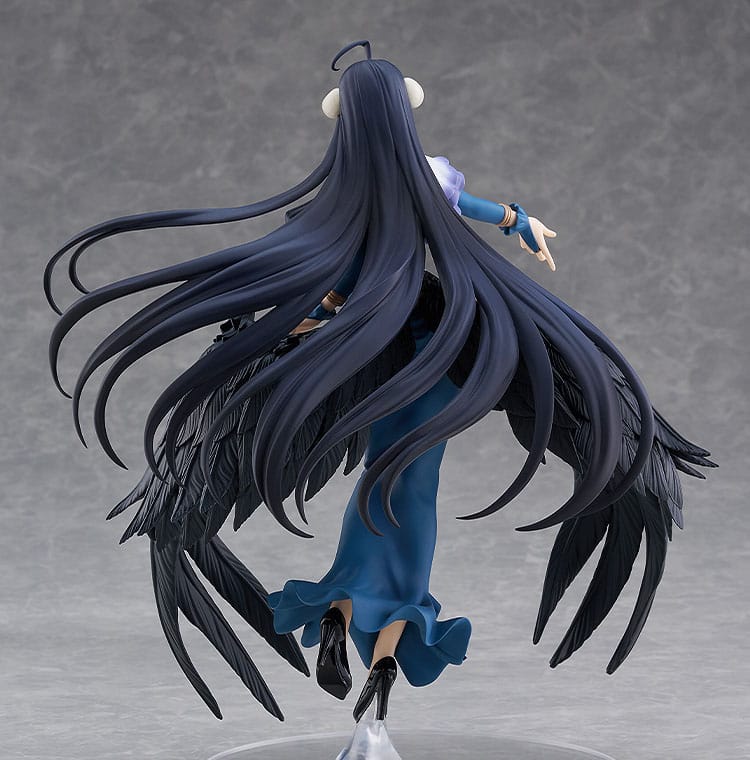 Figur, Animefigur, Gewand, Schwarzblau, langen Haare