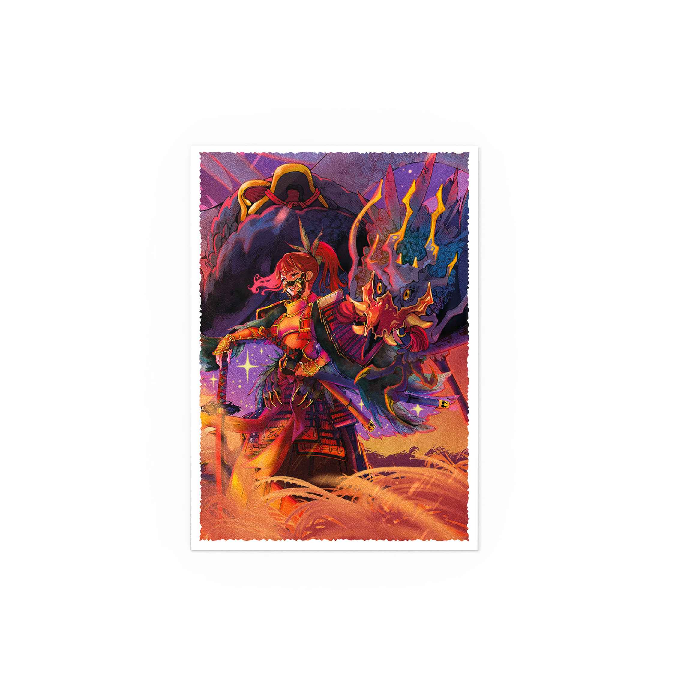 Dragon Shield Japanese Art Sleeve - The Fallen Dragon Shield Japanese Art Sleeve - The Fallen