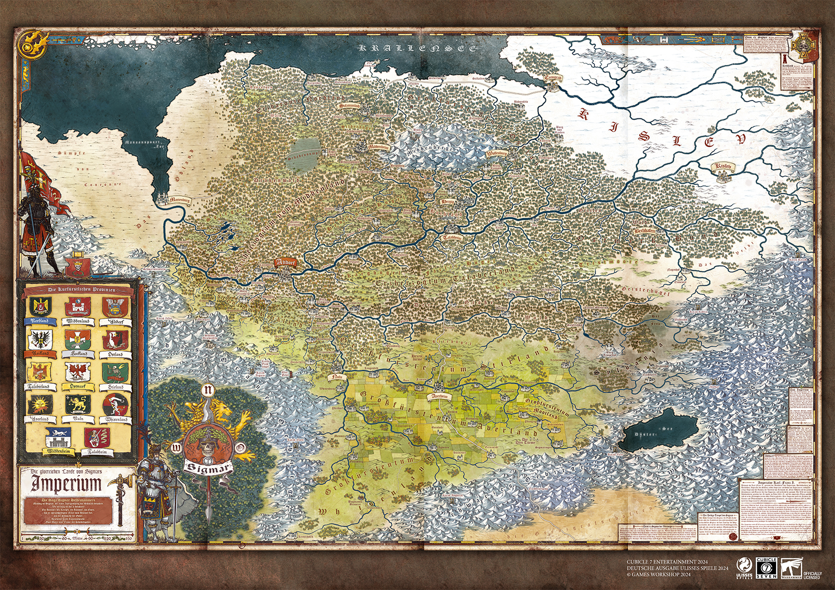 Warhammer RSP: Landkarte Das Imperium