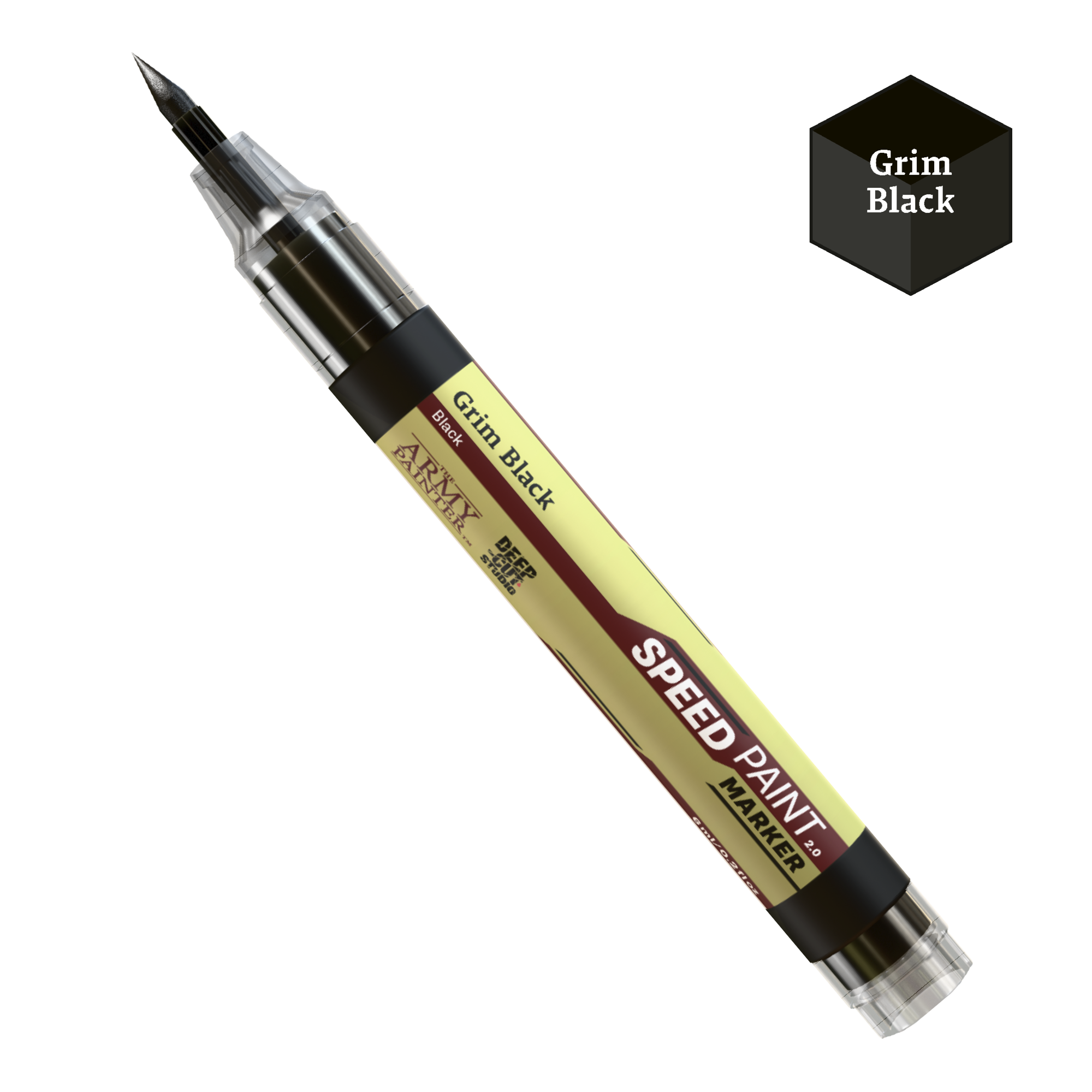 Marker, Filzstift, Schmierfarbe, Grim Black, Künstlermaterial