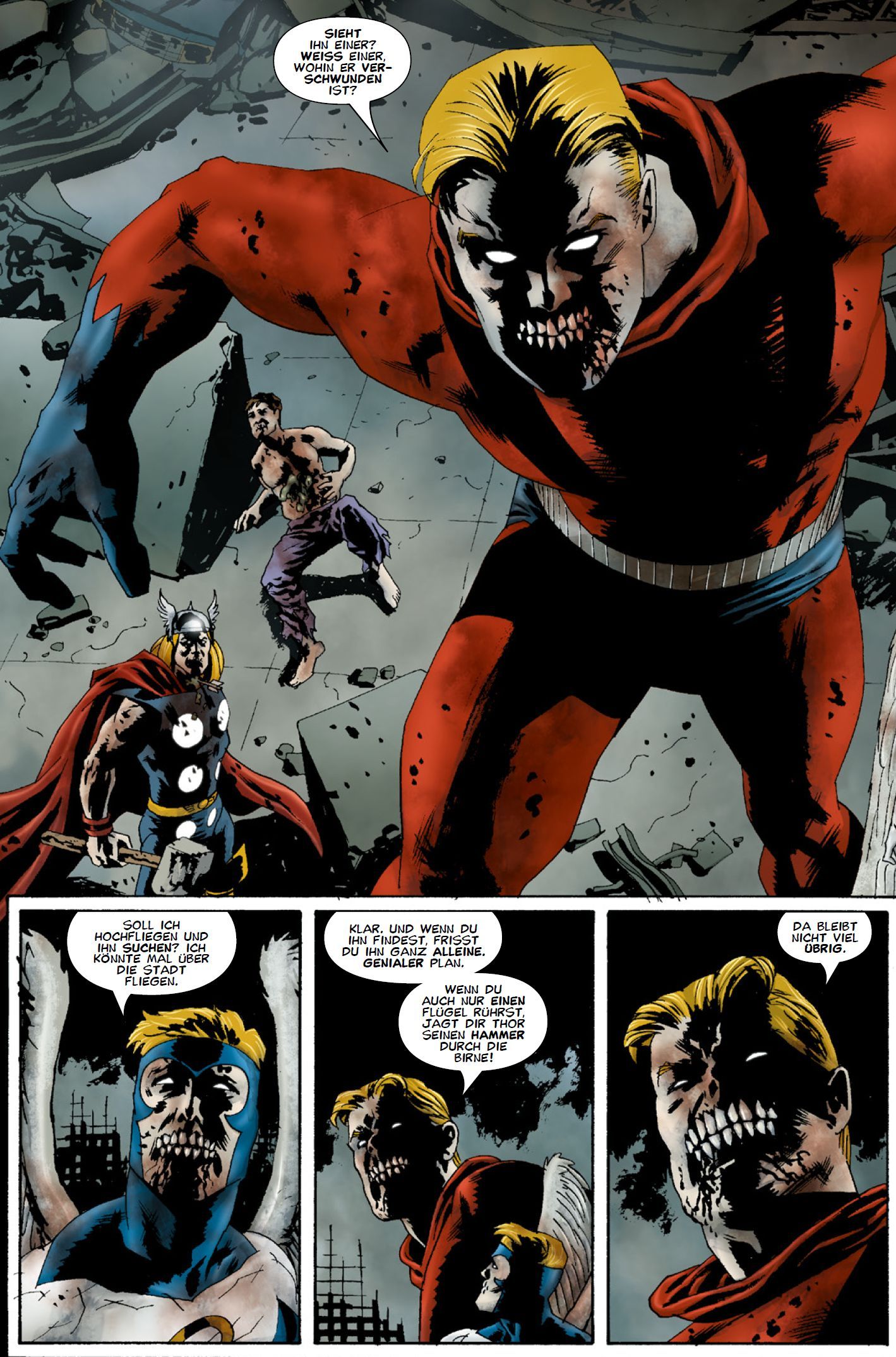 Supersoldat, Kostüm, Maske, Rot, Comicstil