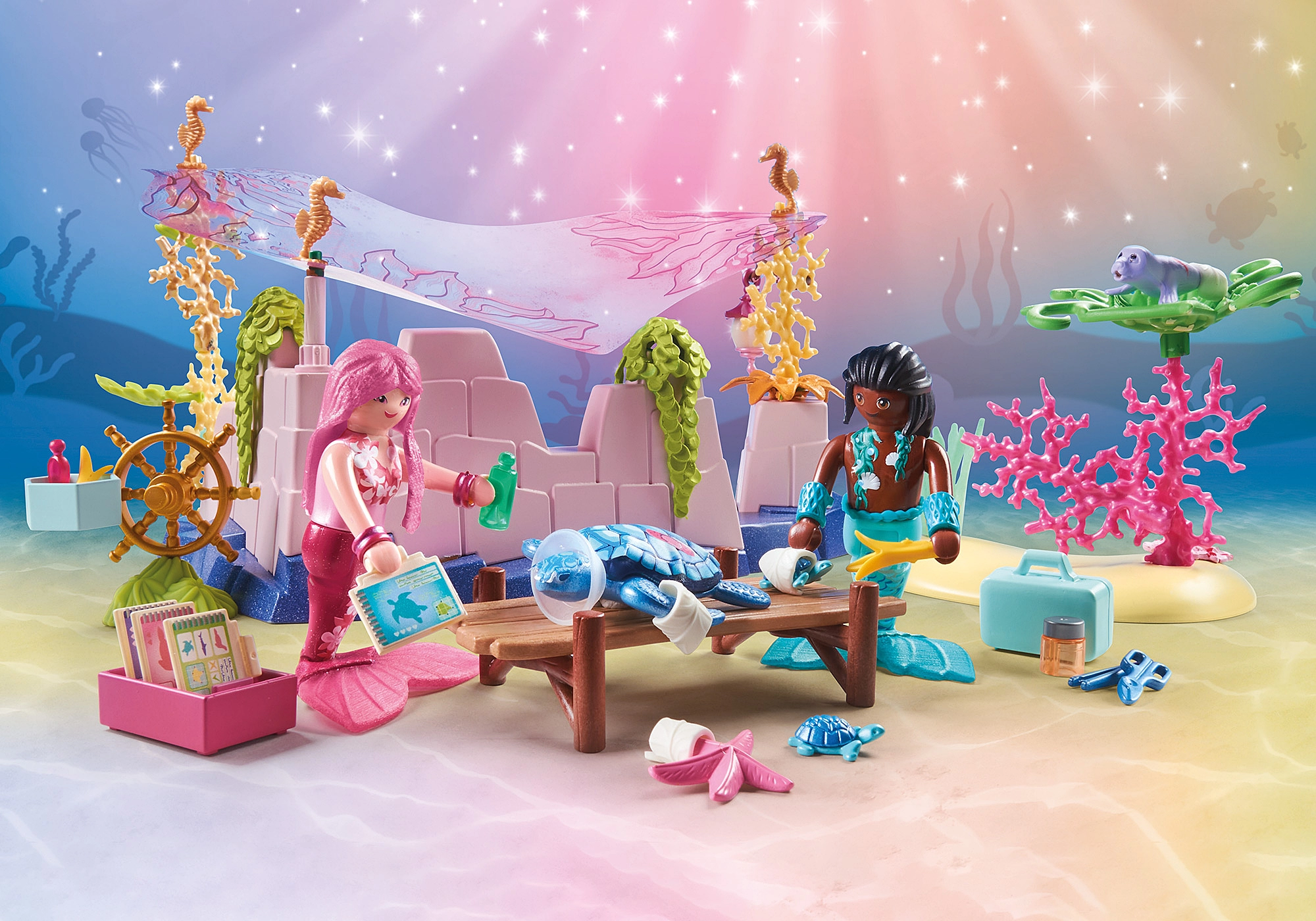 Playmobil: Princess Magic - Merrjungfrauen-Tierpflege