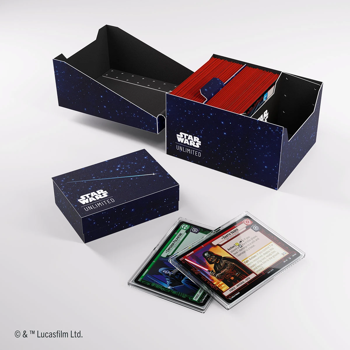 Star Wars Unlimited CCG: Supply - Soft Crate Twin Suns Card Back Blue