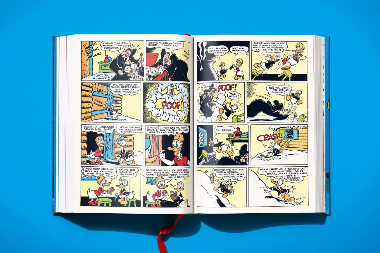 Comic, Buch, Offen Magazin, Bunte Panels, Ente Charaktere