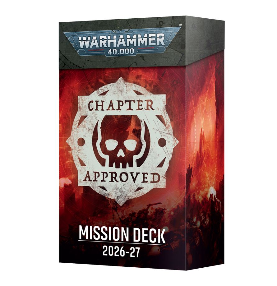 Warhammer 40K: Chapter Approved Mission Deck engl. chapter, approved, skull, mission deck, warhammer 40,000
