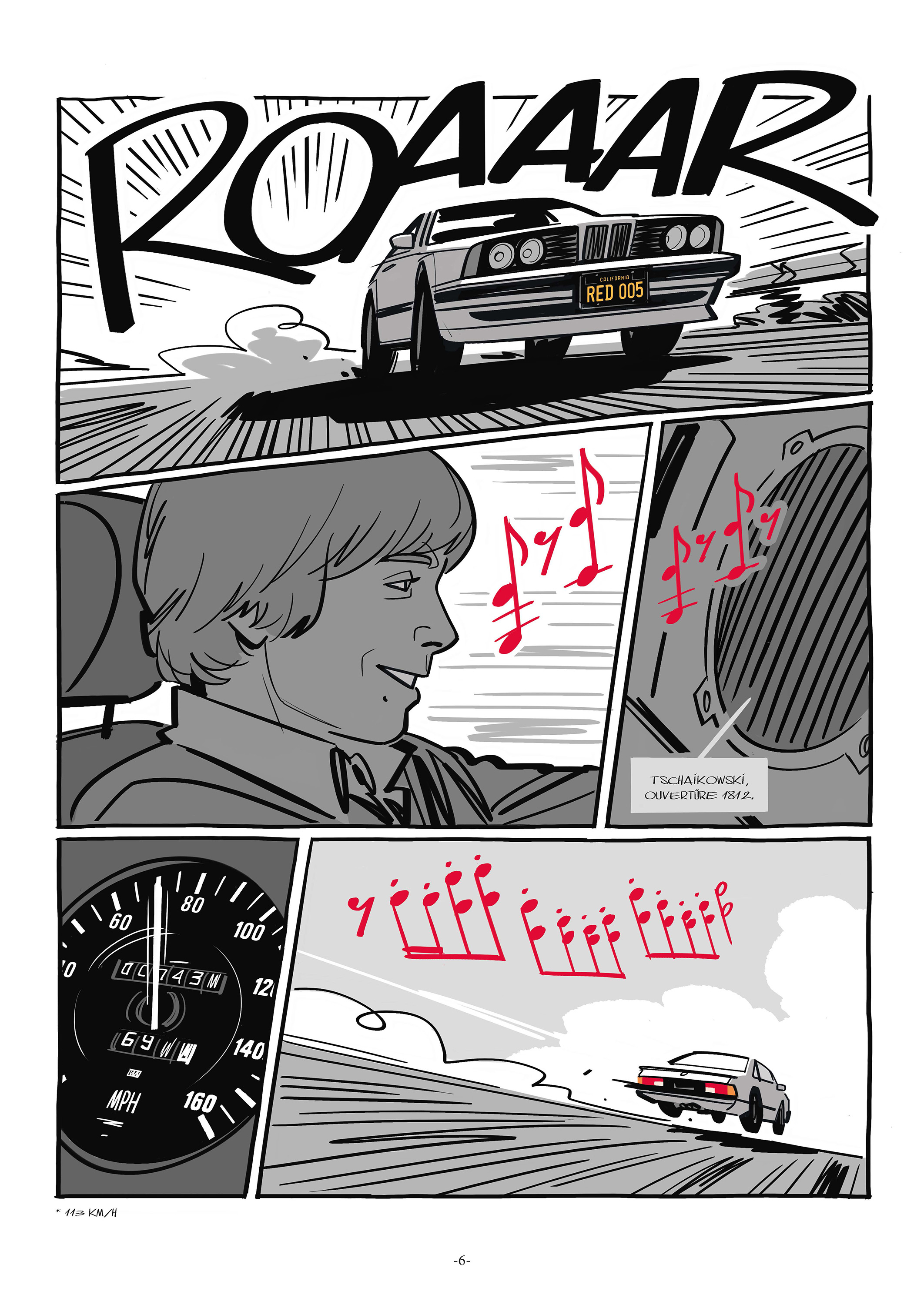 auto, Limousine, Geschwindigkeit, Meterleiste, Comic