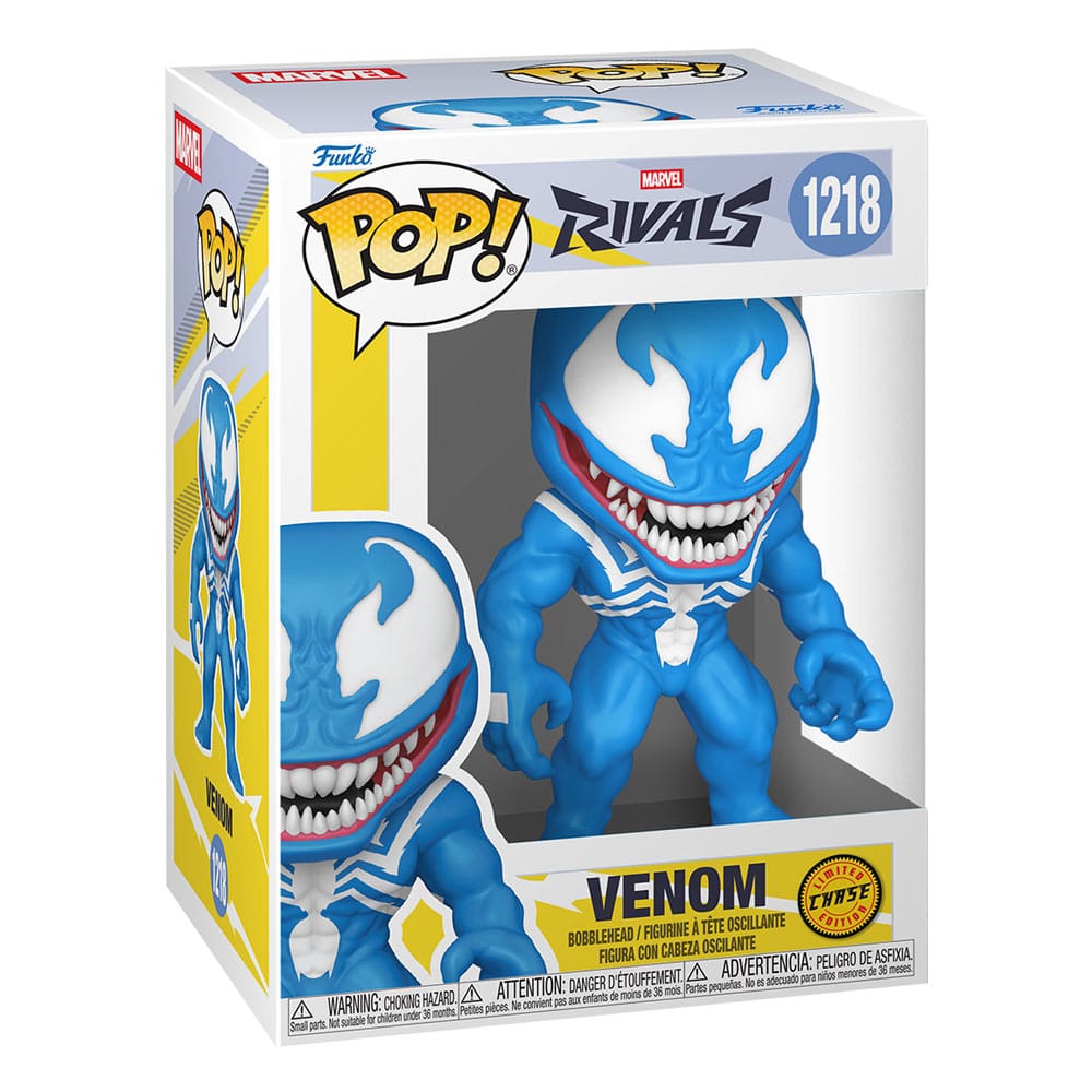 funko pop, venom, figur, blauer figur, rivalen