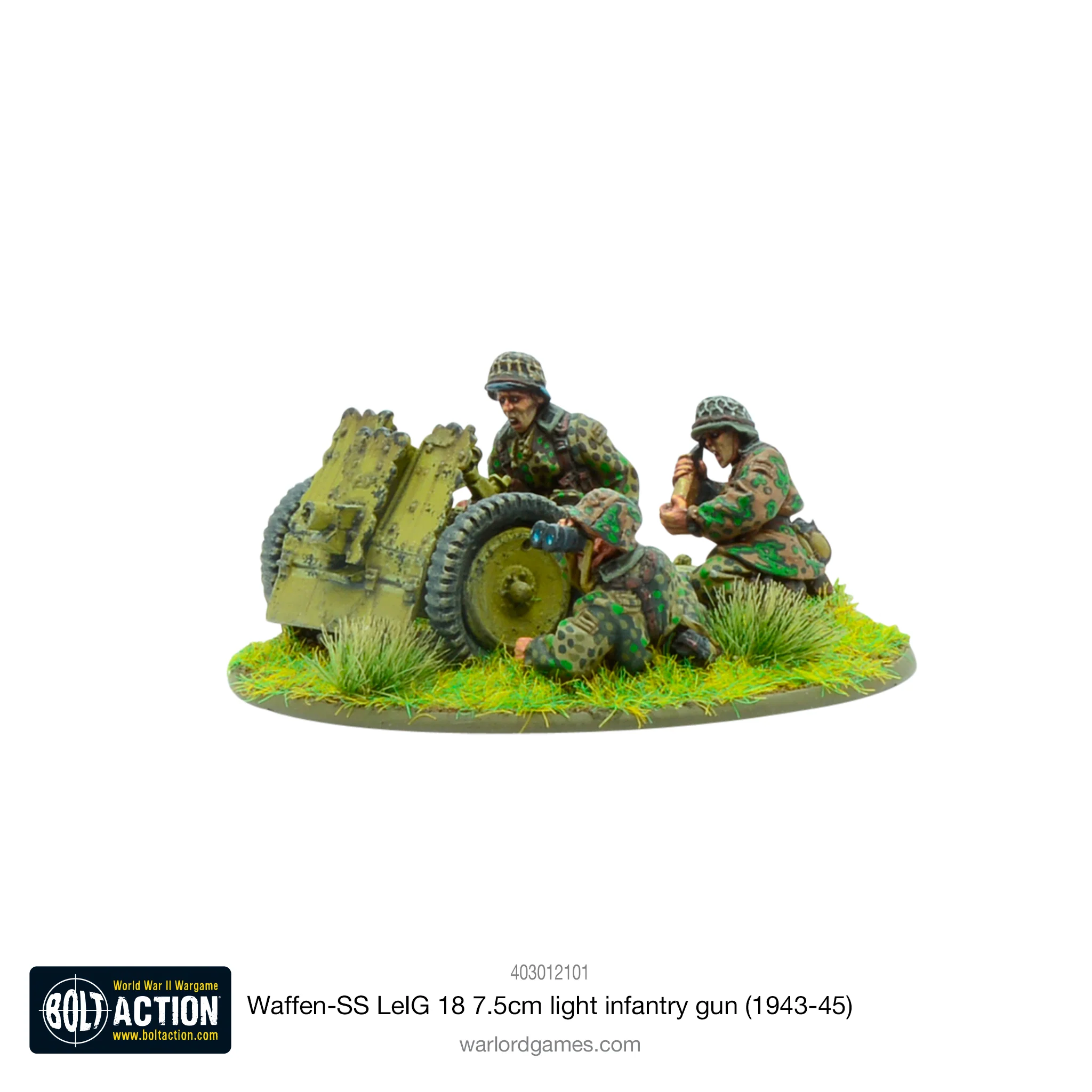 Bolt Action: German - Waffen-SS LeIG 18 7.5cm light infantry (1943-1945) Bolt Action: German - Waffen-SS LeIG 18 7.5cm light infantry (1943-1945)