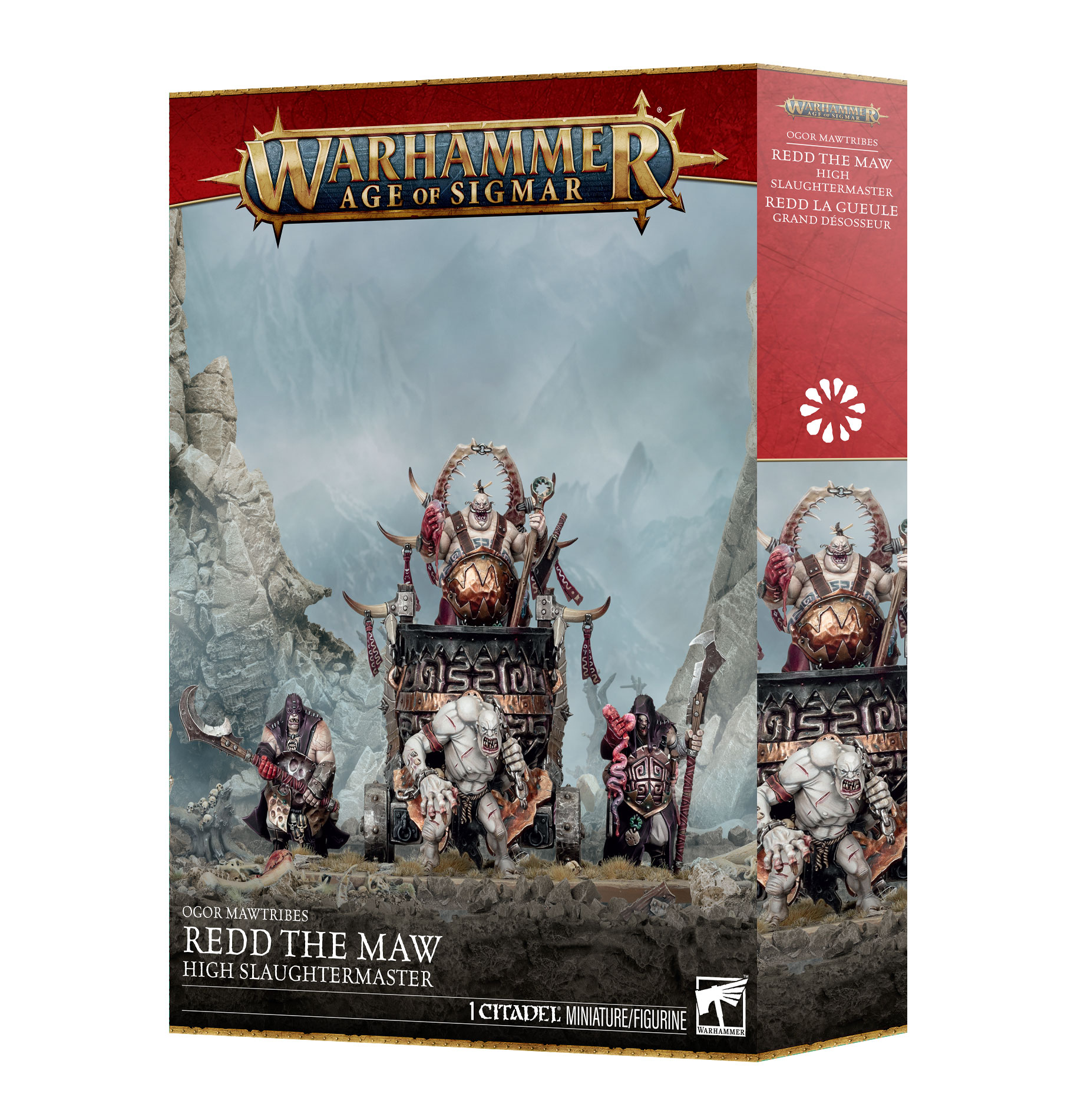 Age of Sigmar: Ogor Mawtribes - Redd the Maw Miniatur, Figuren, Warhammer, Slaughtermaster, Miniatur