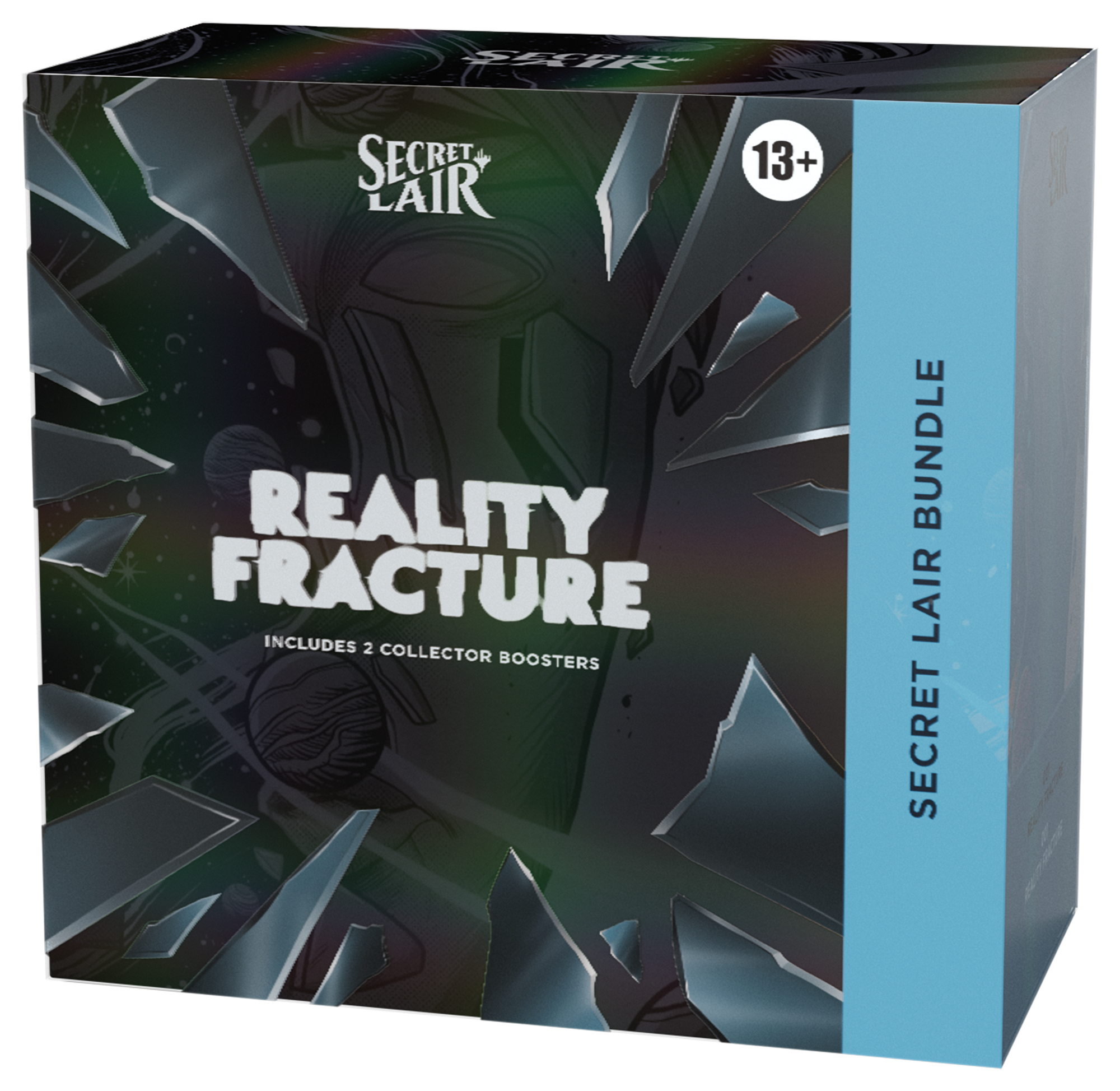 Brettspiel, Reality Fracture, Alter 13+, Boxenkunst, Sampler Boosteren