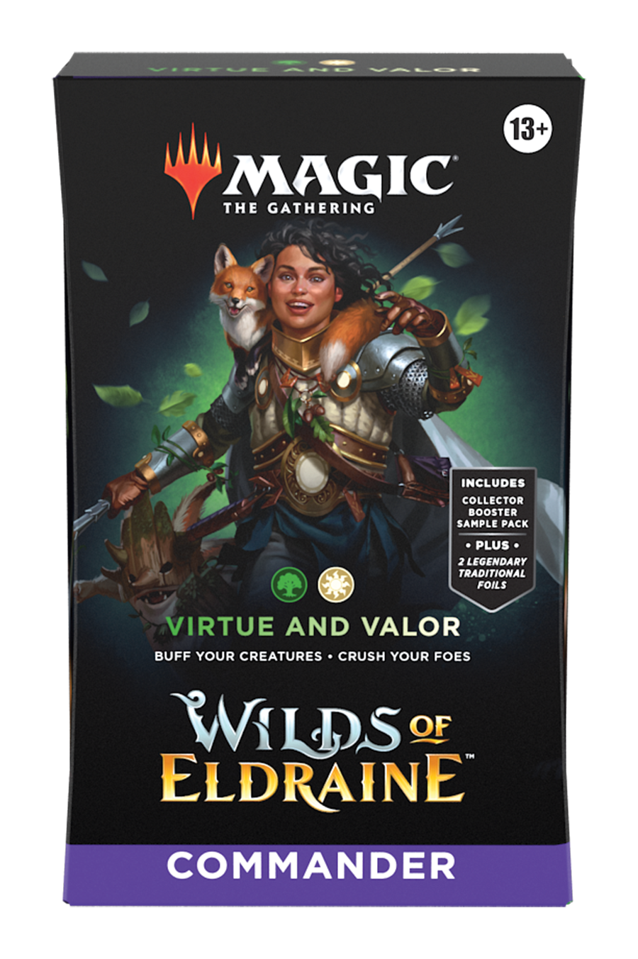 Magic CCG: Wilds of Eldraine Commander Deck "Virtue and Valor" Magic CCG: Wilds of Eldraine Commander Deck "Virtue and Valor"