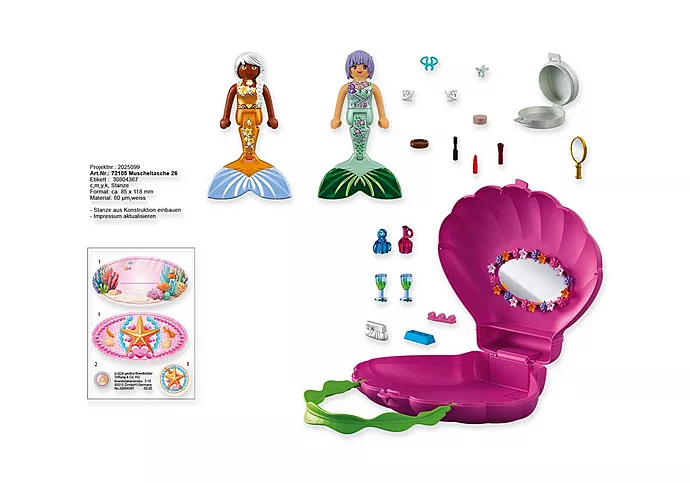 Playmobil: Fantasy & Magic - Muscheltasche Meerjungfrauen