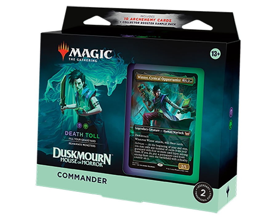 Magic CCG: Duskmourn House of Horror Commander Deck "Death Toll" Magic CCG: Duskmourn House of Horror Commander Deck "Death Toll"