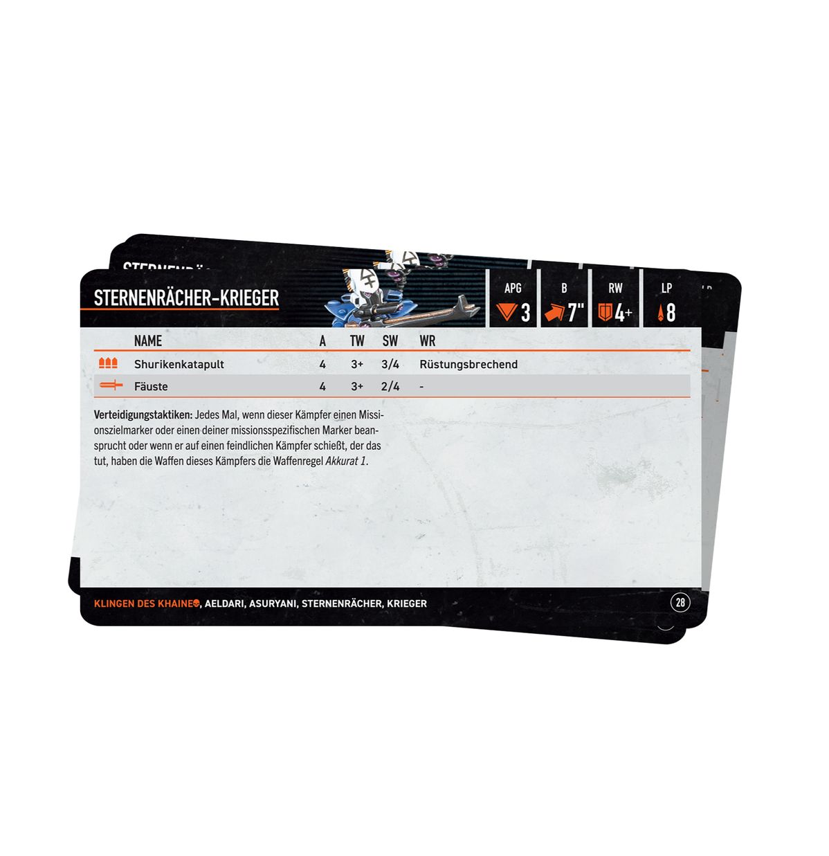 Warhammer 40k: Kill Team - Datacards Blades of Khaine dt.