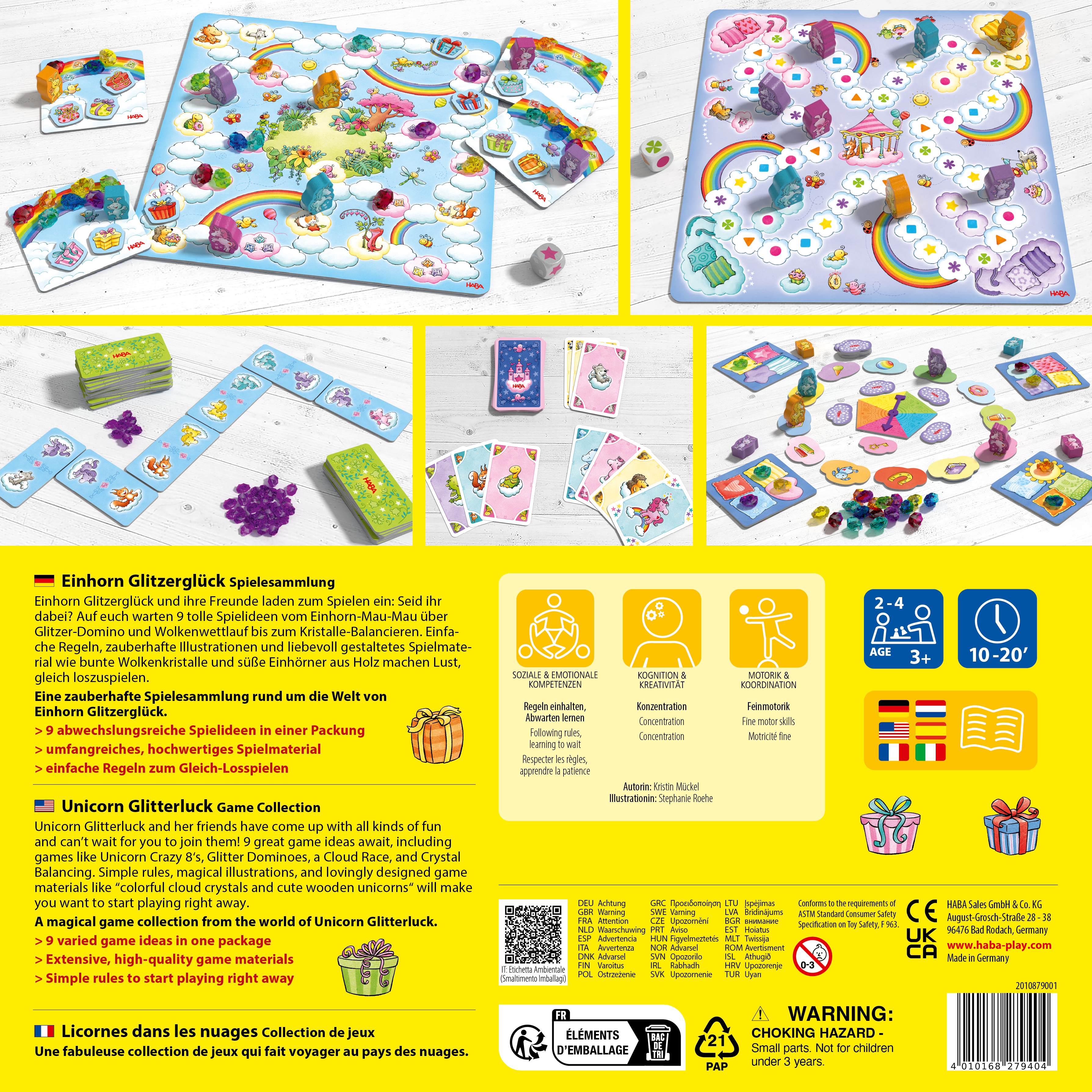 Einhorn Glitzerglück Spielesammlung