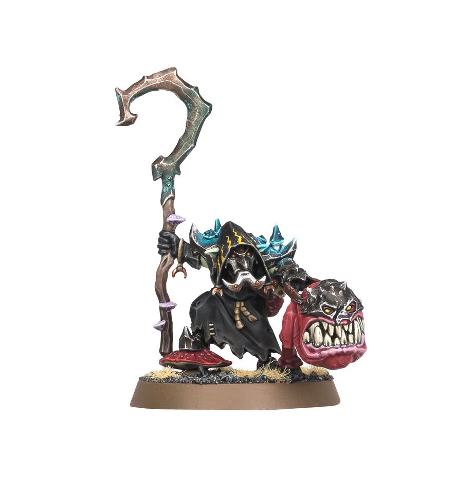Warhammer: Gloomspite Gitz - Squigboss with Gnasha-squig