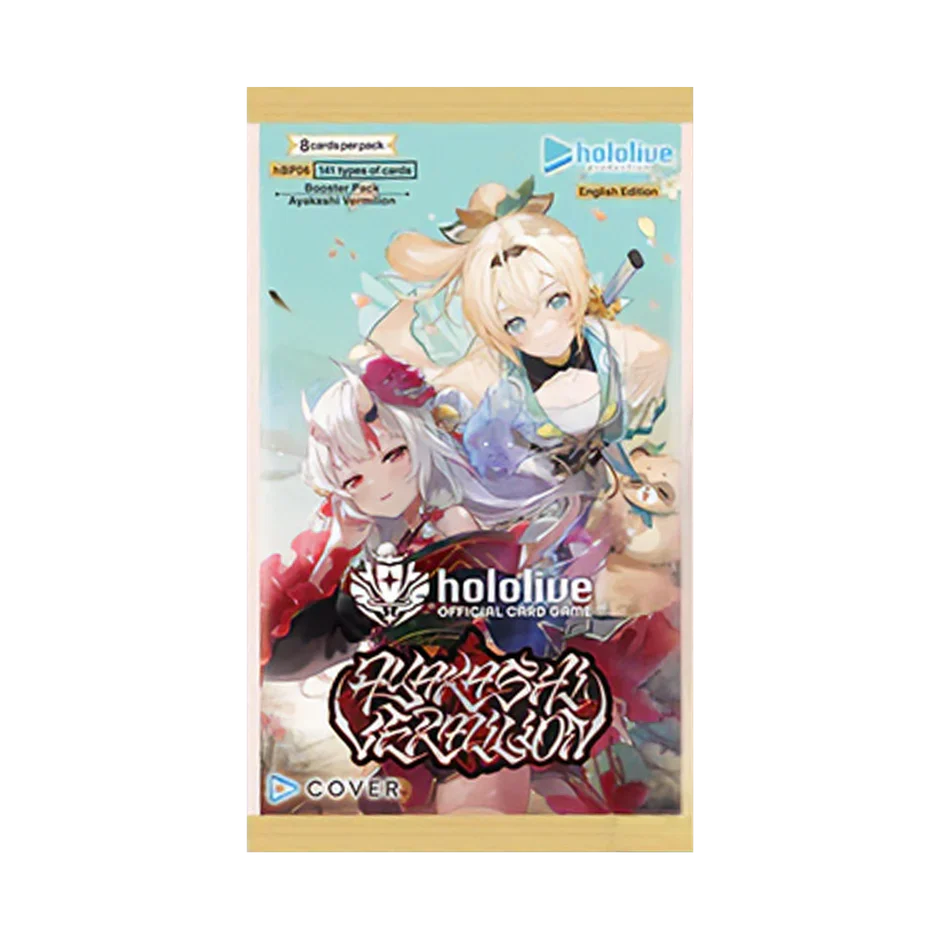 Hololive CCG: Ayakashi Vermillion Boosterpack (HPB06) Kartendeck, Anime-Kunst, Hololive, Cover-Art, Illustration