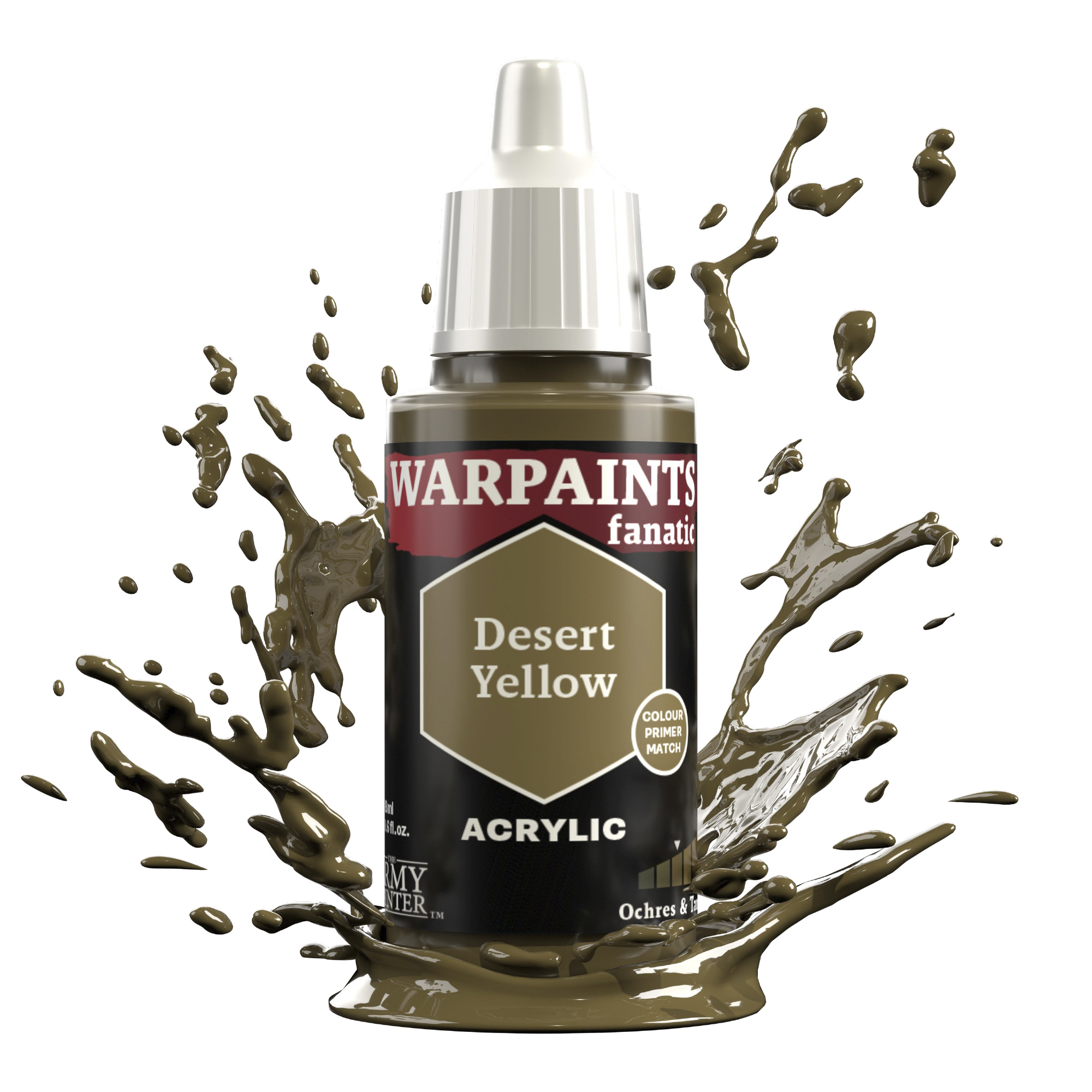 Army Painter: WP Fanatic - Desert Yellow Army Painter: WP Fanatic - Desert Yellow