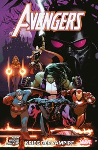 Comics, Avengers, Vampir, Dunkler Hintergrund, Gruppe von Helden