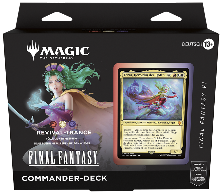 Magic CCG dt.: Final Fantasy Commander Deck "Revival-Trance"