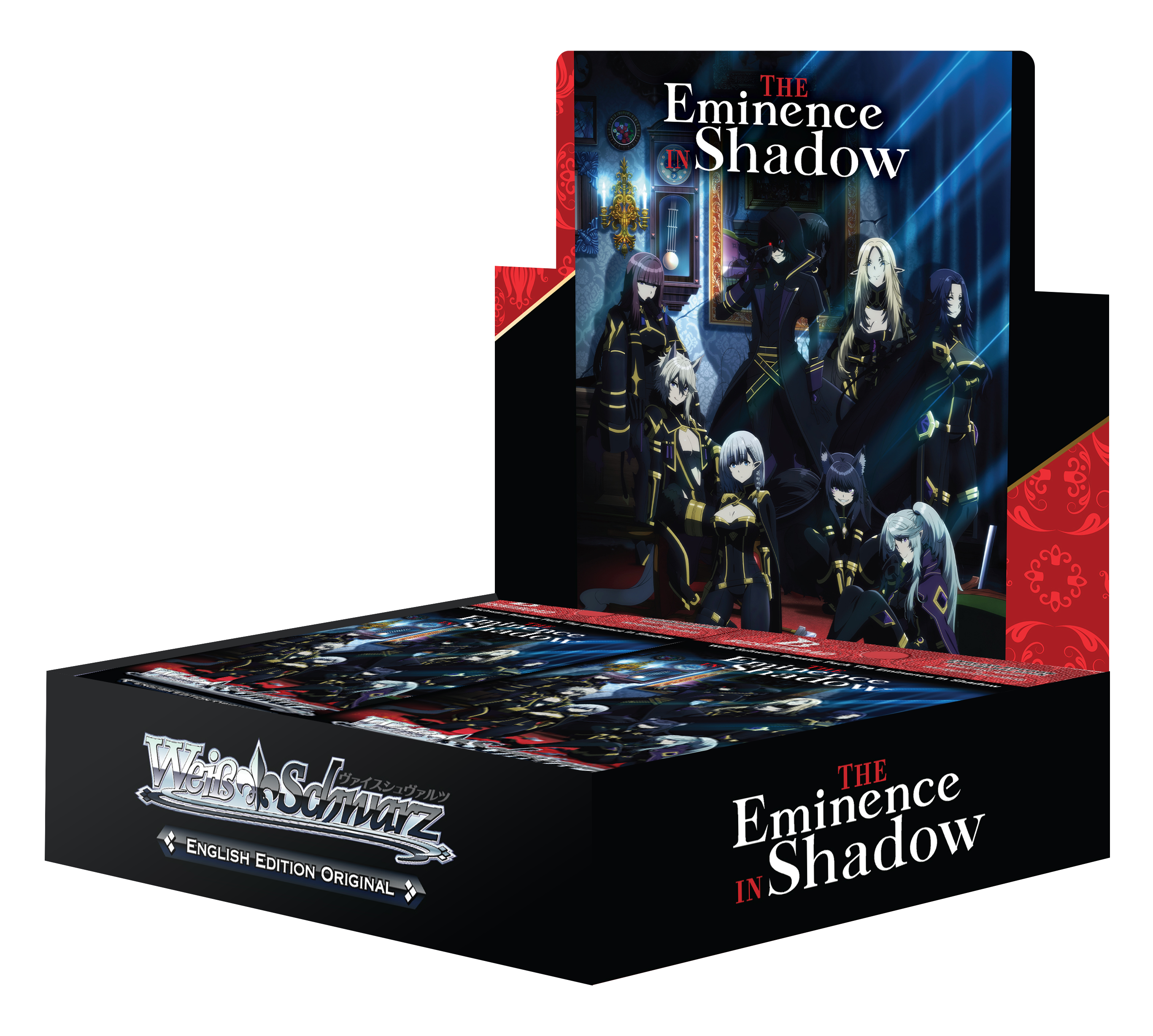 Weiß Schwarz CCG: The Eminence in Shadow Booster Display (12) Erwachsener, Weiblich, Person, Frau, Helm