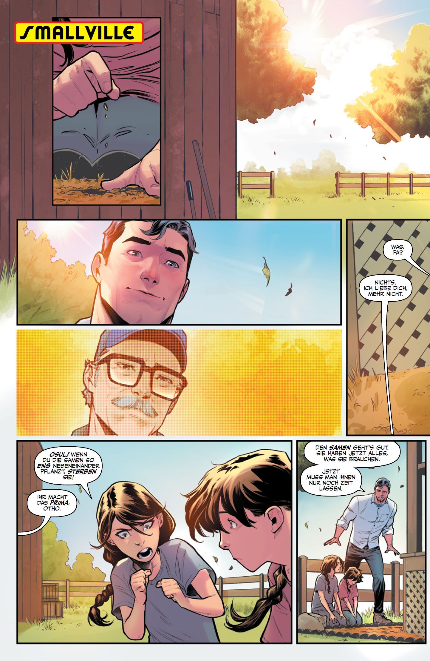 Comic, Paneel, Sommer, Hut, Brillen