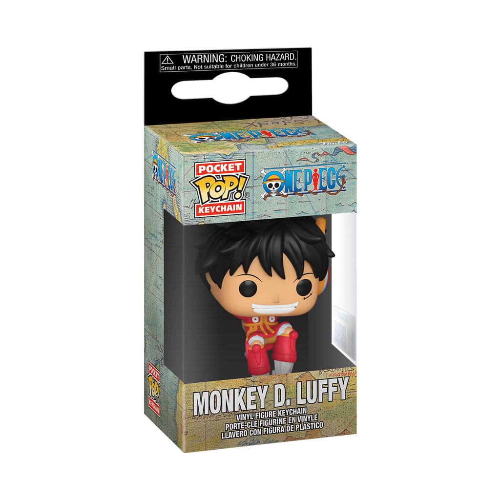 One Piece: SAH POP Monkey D. Luffy mit Kopfhörern 4cm Person, Gesicht, Kopf