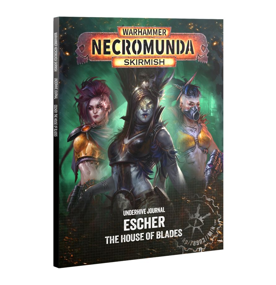 Necromunda: Hive Journal - Escher House of Blades warhammer, necromunda, skirmish, undercive journal, house of blades