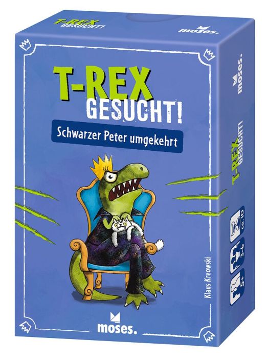 T-Rex, Gesucht, Schwarzer Peter, Kartenfigur, Spielkartenspiel