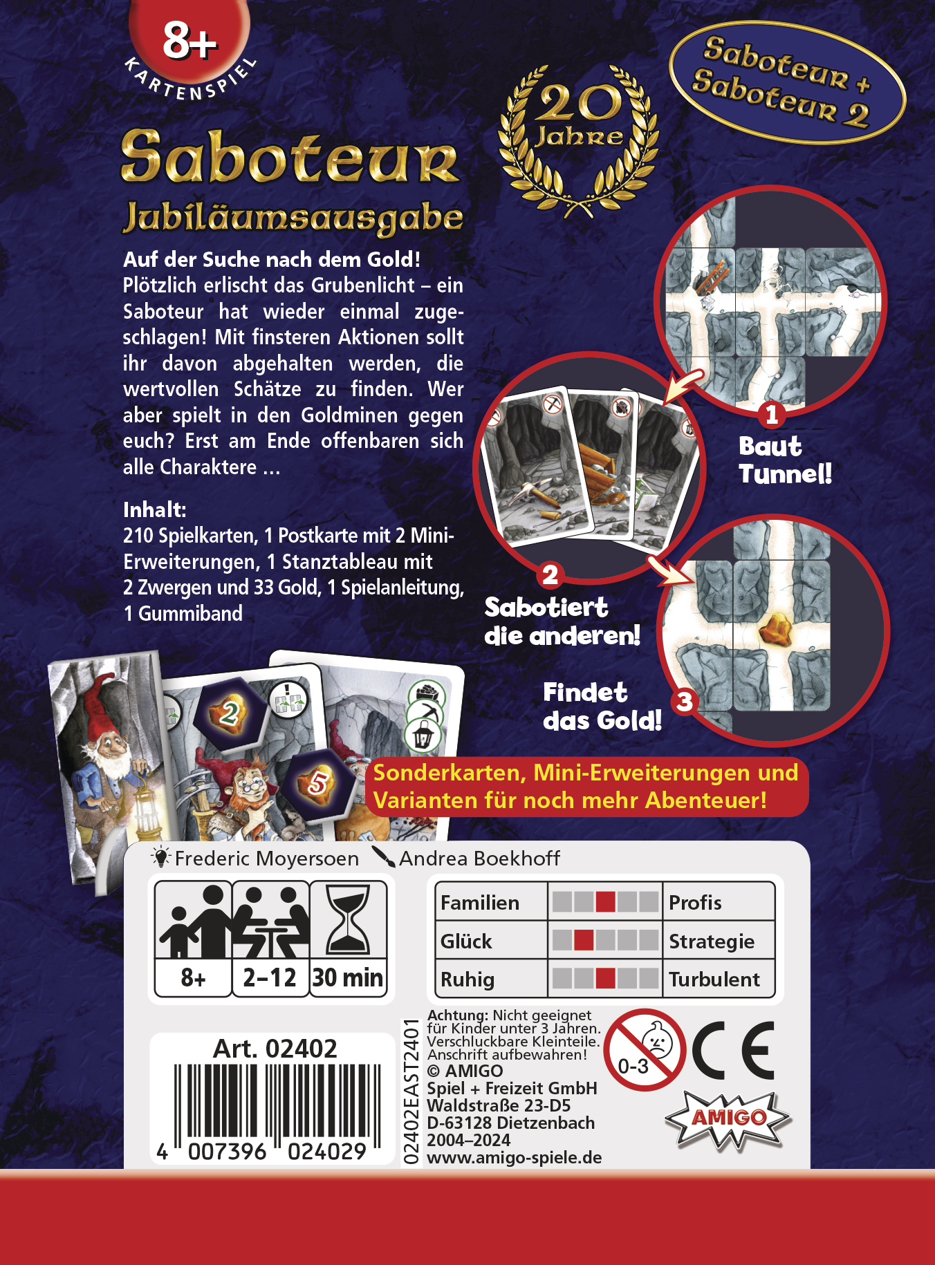 Saboteur 20 Jahre-Edition Saboteur 20 Jahre-Edition