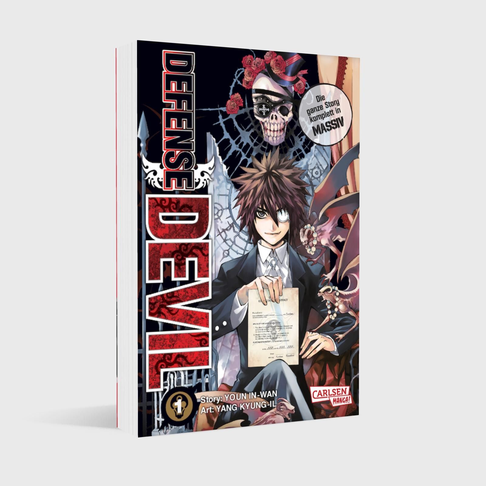 Manga, Cover, Dunkelhaarig, Anzug, Schädel-Motiv
